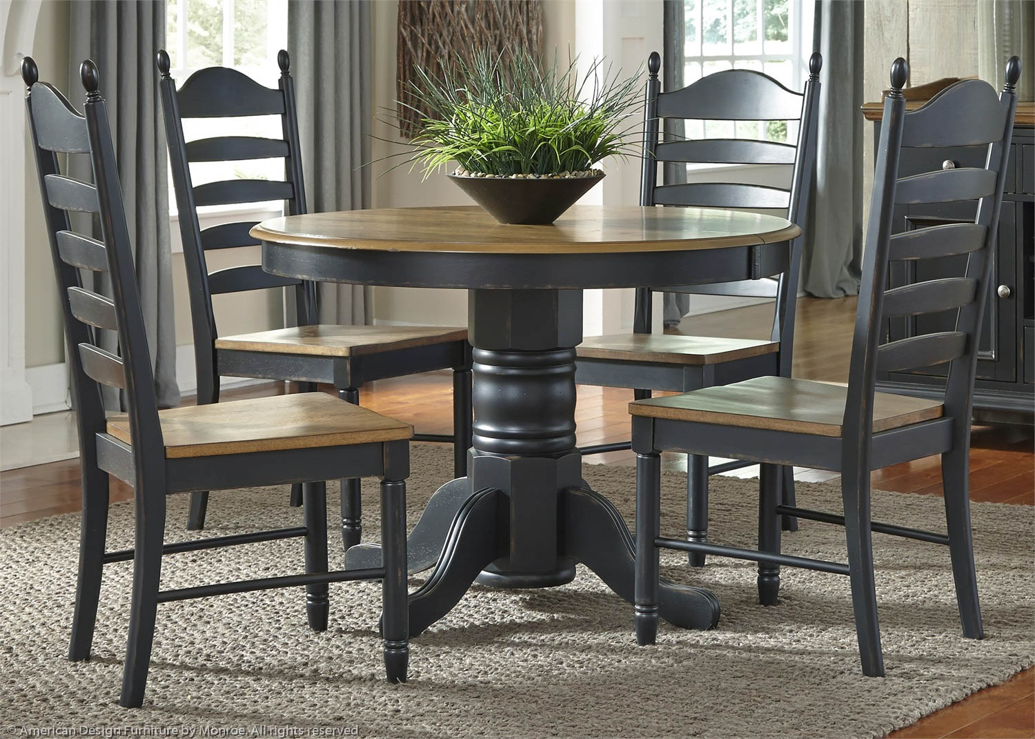 Milford Casual Table Pic 2 (Heading Pedestal Table)